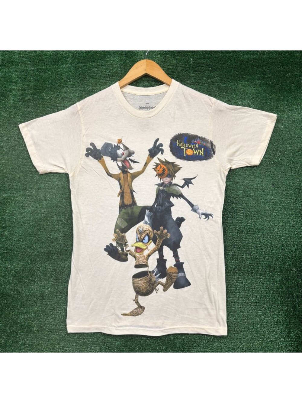 Disney Kingdom Hearts Halloween Town Video Game T-Shirt Size Medium